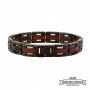Black Lama - Wooden and stainless steel bracelet